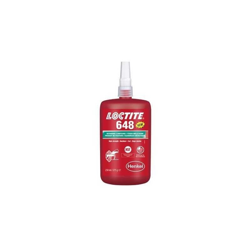 Loctite 648 Yüksek Mukavemetli Sıkı Geçme 250 ml